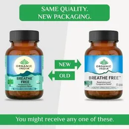 Organic India Breathe Free - Pack of 60 Capsules Bottle (FROM INDIA) SAB
