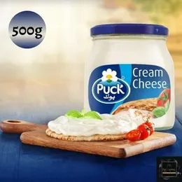 Puck Cream Cheese Spread â 500g | Smooth & Creamy Cheese for Bread, Crackers & Cooking
