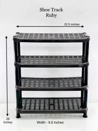 Shoe Rack High quality plastic 4 Tier limited stock bst prrise