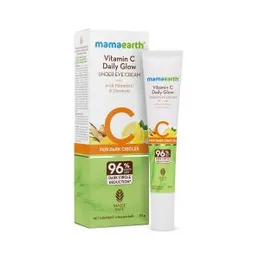 mamaearth Vitamin C Daily Glew UNDER EYE CREAM with Vitamin C Turmeric