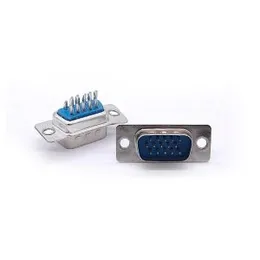 DB15 Male Socket D Sub VGA 15 Pin 3 Row Solder Type