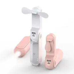 3-in-1 Handheld Bear Fan – Portable Foldable USB Fan, Flashlight and Power Bank