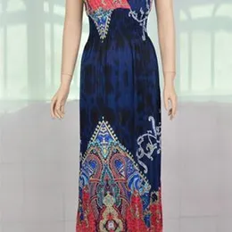 Womens Sleeveless V Neck Long Dress