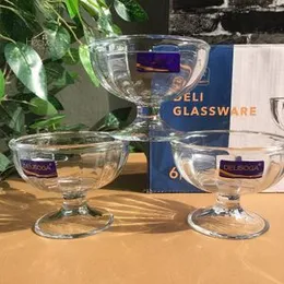 6 Pcs Delisoga Ice Cream Cup Glass Set - Y4002