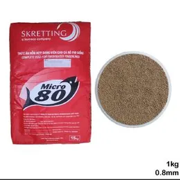 SKRETTING Micro-80 (Repacked) 0.8mm High Protein Fish Food Aquarium Fish Tank Micro 80 Fish Feed