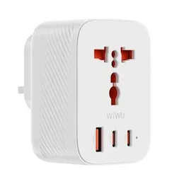 WiWU Wi-UA007 Power Cube 20W GaN Travel Adapter UK â White.
