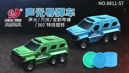 360Â° Rotation Musical & Lighting WiseWalker Military Missile Car Vehicle Toy for Kids