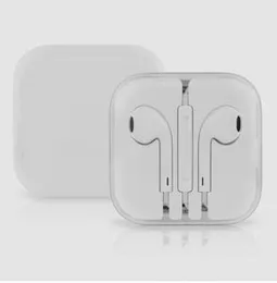 Classic Universal White In-Ear Earphones with Inline Microphone & Case