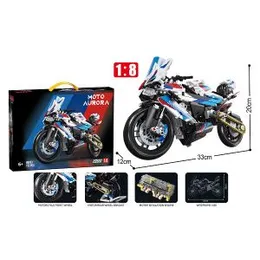 Kids Toy Technic Motorcycle Brick Building Block Sets Locomotive Racing Car Vehicle Puzzle Assemble (0654)