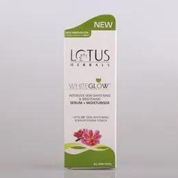 LOTUS WHITEGLOW INTENSIVE SKIN WHITENING & BRIGHTENING SERUM + MOISTURISER
