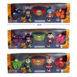 5 Pcs Top Wing Action Figures & Toy Vehicles Toy Collection for Kids & Gift