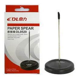 The receipt holder is made of high quality stainless steel, it is durable and can be used for a long time.  The rubber cap on the top is great for pro