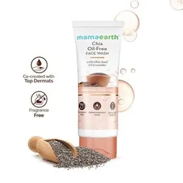Mamaearth Chia Seed and Ceramides Oil-Free Face Wash for a Hydrated Glow - 100ml