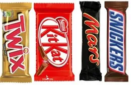Variety Chocolate Bar Pack - KitKat, Twix, Mars, Snickers Assorted