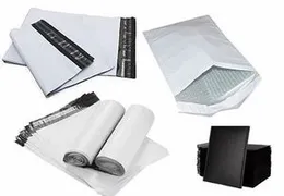 10PCS XXXL Jumbo Courier Flyers â Glossy & Economical Mailing Bags (Grey & White)