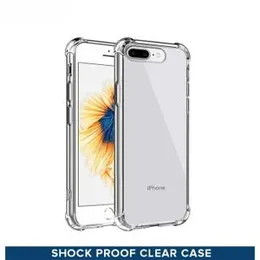 Luxury Shockproof Transparent Shockproof Bumper Case For Phone 7 Plus 8 Plus Crystal Transparent Premium Quality Shockproof Protective Phone Shell