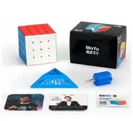 MoYu 3M Magnetic 3x3 Rubik Cube - Professional Mei Long Stickerless 3M Speed Cube with Stand & Screw
