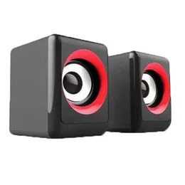 Hotmail HT-208 Heavy Bass High End Multimedia Speaker Computer Speaker Desktop High Quality Clear Sound Multimedia 2.0 Hotmai Speaker Buffle Set For C