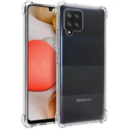 Thickballoon Shockproof Transparent Back Cover for Samsung A42 5G