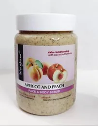 Bio glow apricot and peach face and body scrub 500g
