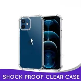 Luxury Shockproof Transparent ThickBallon Bumper Case For iPhone 12 Mini Crystal Transparent Premium Quality Shockproof Protective Phone Shell 12 Mini