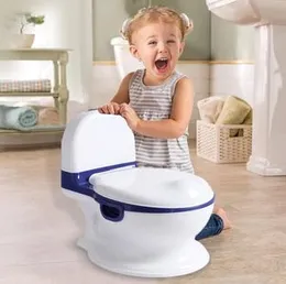 Kids Baby Plastic Toilet Training Simulation Potty Chair with Cover