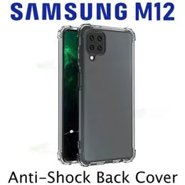 Thickballoon Shockproof Transparent Back Cover for Samsung M12