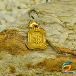 Gold Plated Dollar Pendant Guarantee Fashion and Stylish Design for Men.