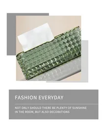 Crystal Luxury Tissue Box With Holder