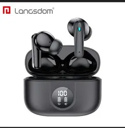 Wireless Earbuds Bluetooth 5.3 ANC+ENC TWS Long Playtime HiFi Headphone Active Noise Canceling