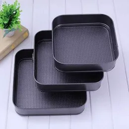 3pcs square shape cake mould