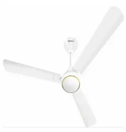 Havells Crew 1400mm (56") Ceiling Fan White colour- 76W 290 RPM Aluminum Blades Double Ball Bearing 2 Year Warranty