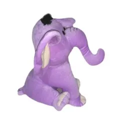 Soft toy elephant, specifically a plush elephant.