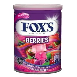 Fox's Crystal Clear Berries Candy Tin, 180g