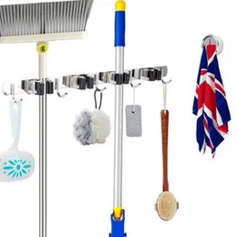 Broom, Mop Holder Organizer Wall Mounting Grip