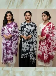 COTTON BATIK LONG SHAWL