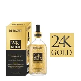 Dr.Rashel 24K Gold Radiance & Anti-Aging Primer Serum â 100ml | Brightening & Firming Face Serum