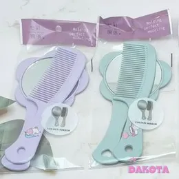 Kids Hair Comb with Mirror Set -