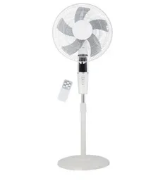 Wipro Stand Fan with Remote WSF-40804R - 16 Inch 5 Blades 60W Oscillating Pedestal Fan