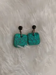 Resin Glitter Stud Earrings