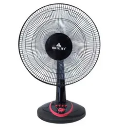 Bright Table Fan BR16-06 16 Inch 47W 3 Speeds Oscillation Timer Grey New Design