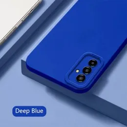 Luxury Soft Silicone fit Case back cover for Samsung M23 - blue