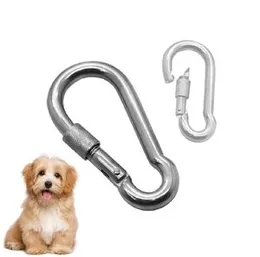 Dog Chain Lock Trust Multipurpose Safety Hook for Pets, Heavy Duty Steel Hook - Spring Pet Buckle, Key Chain for Linking Dog Leash Collar