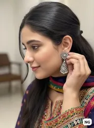 Classic Silver  Earrings â Lightweight & Trendy