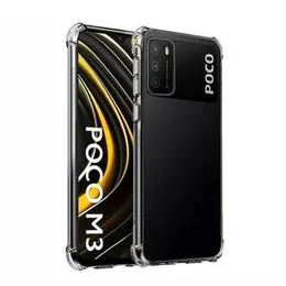 Thickballoon Shockproof Transparent Back Cover For Poco M3