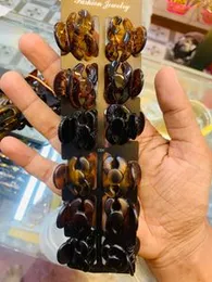 1 Pair Brown and Black Hair Claw Clips â Durable Plastic