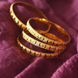 gold plated kids bangles.