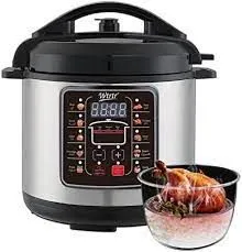 Premium Steel Multi-Function Electric Pressure & Rice Cooker (6 Liter)