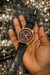 Rotating Leather Strap watches