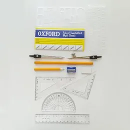 Oxford Mathematical Instrument Set (Oxford Math Set / Geometry Set Spicily for School and higher education students) High quality mathematical instrum